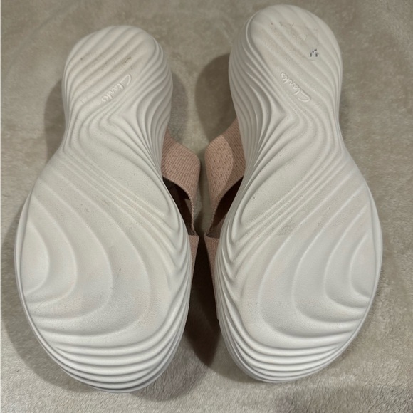 Clarks womens Marin Coral Slide Sandal, Light Pink Knit, 8.5 US - Picture 4 of 6